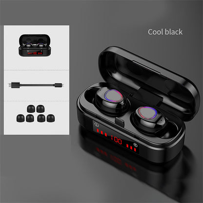 Casque tactile Bluetooth sans fil Mini binaural Cross Border Tws Affichage de la batterie 5.0